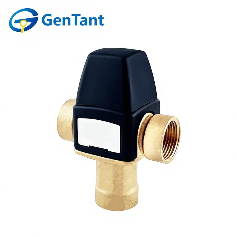 Termostatyczny zawór mieszający z dolnym wylotem wody